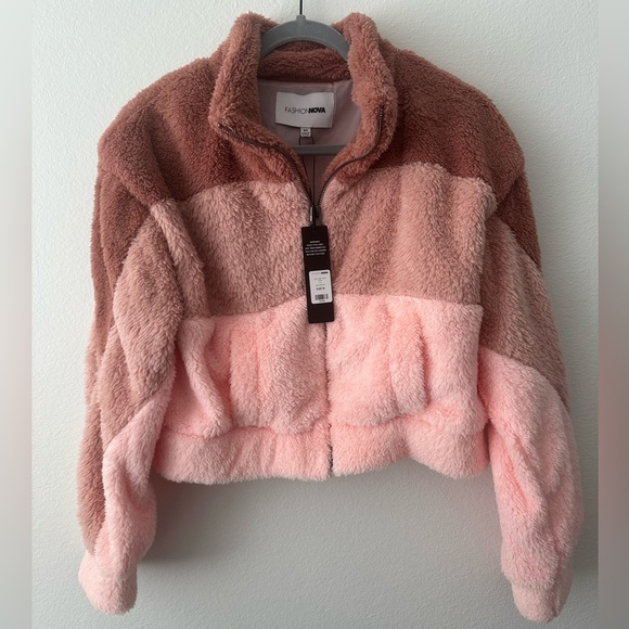 Fashion Nova Teddy Jacket size M (NWT) - Picture 4 of 5